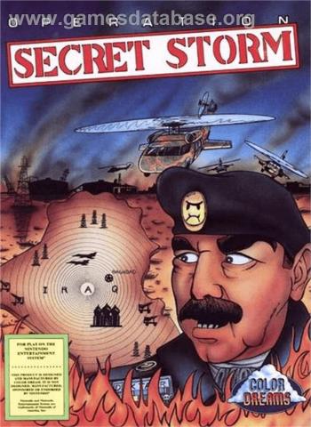 Cover Operation Secret Storm for NES